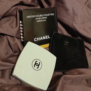 Double Facettes Mirror - Minty Green